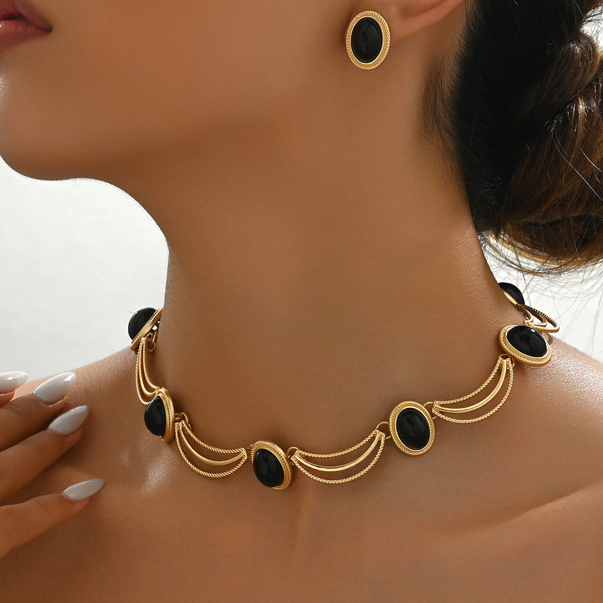Earrings And Necklace Set