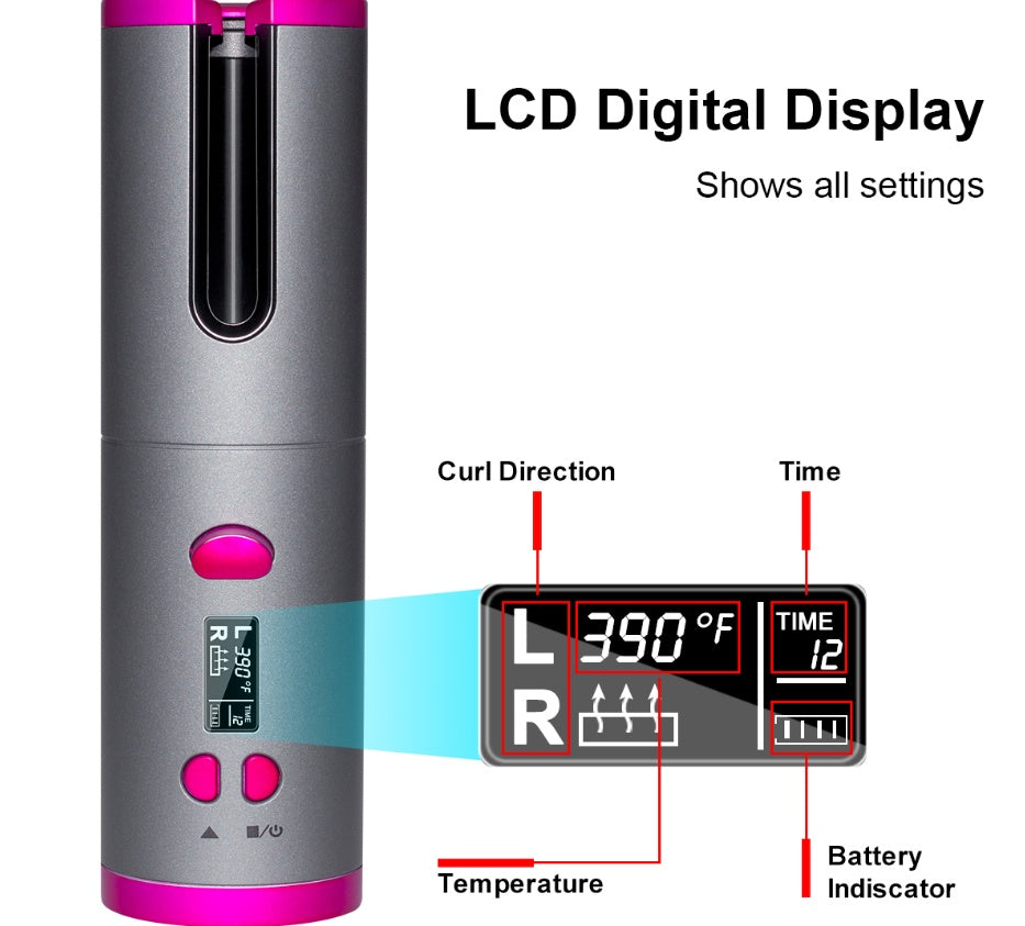 Wireless Multifunctional Charging Curler