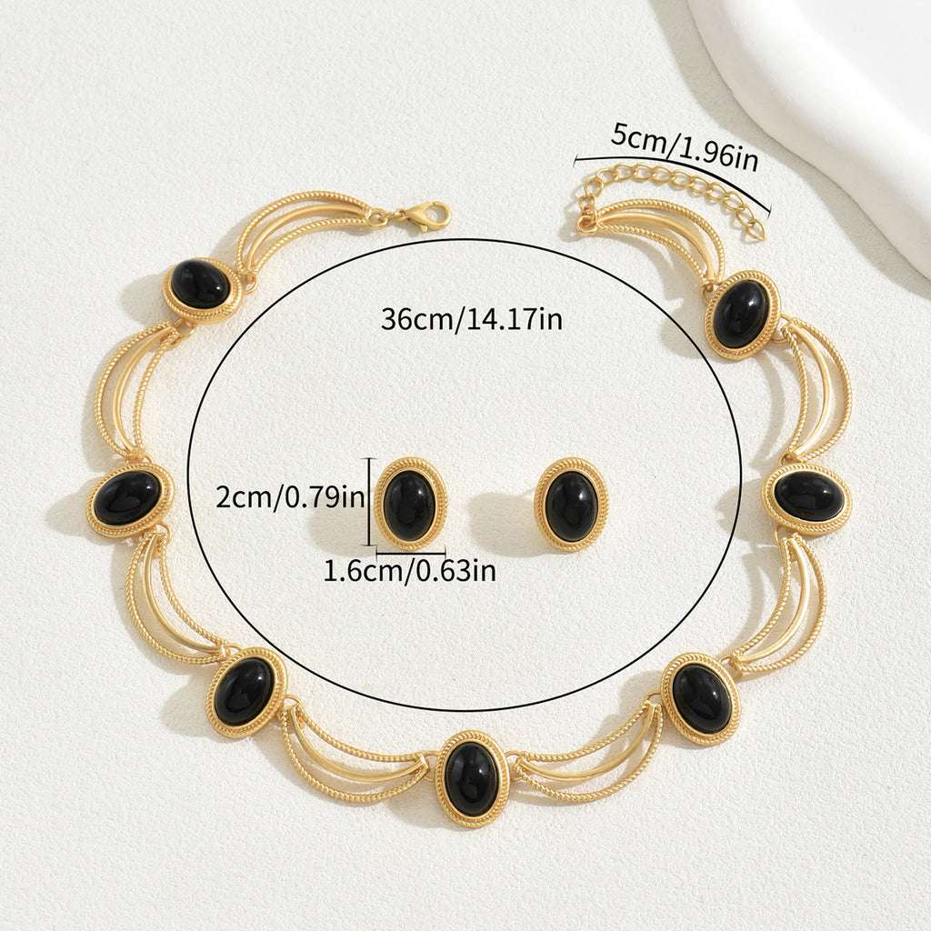 Earrings And Necklace Set