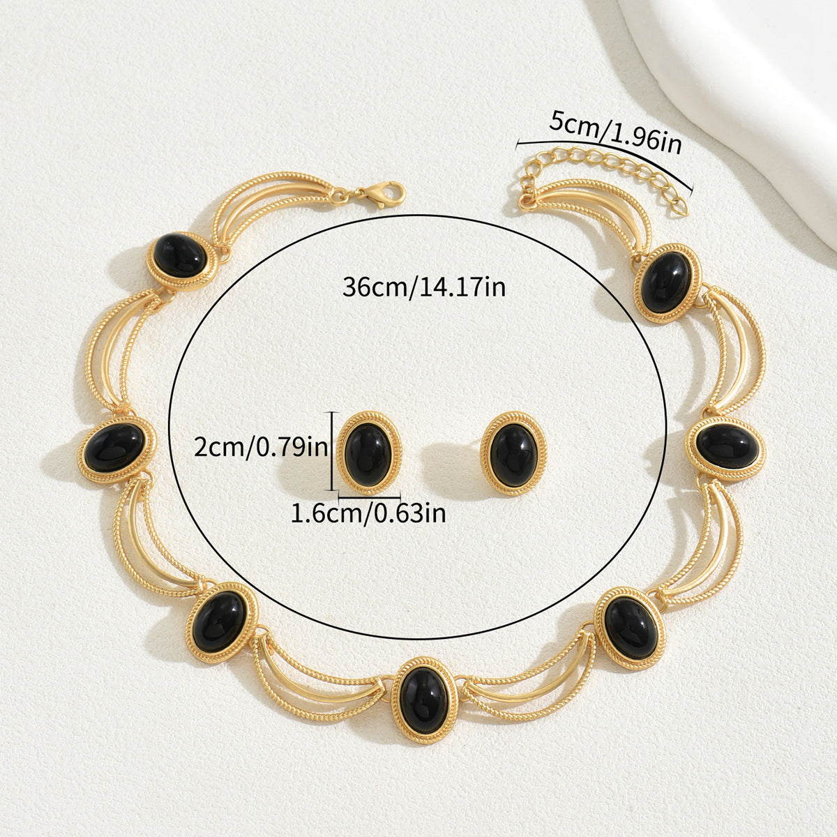 Earrings And Necklace Set