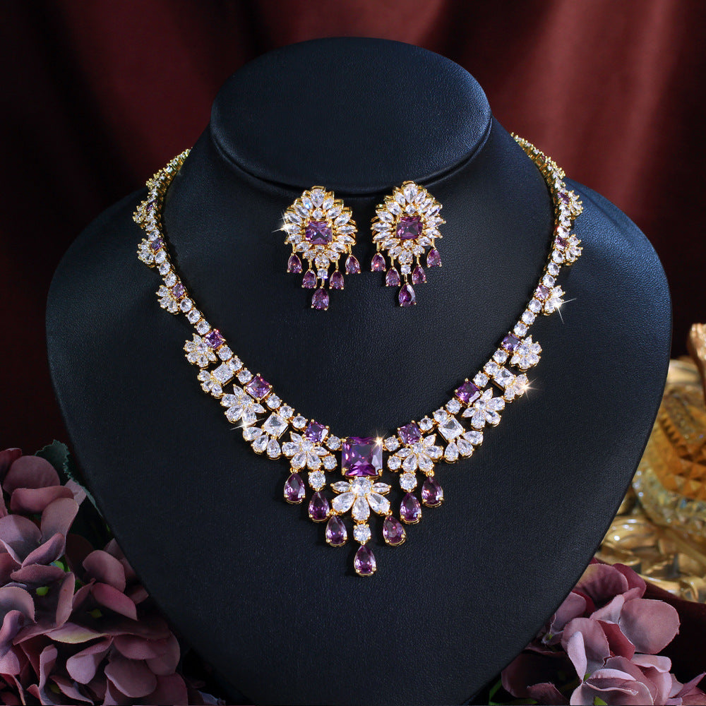 Elegant Necklace And Earring Set