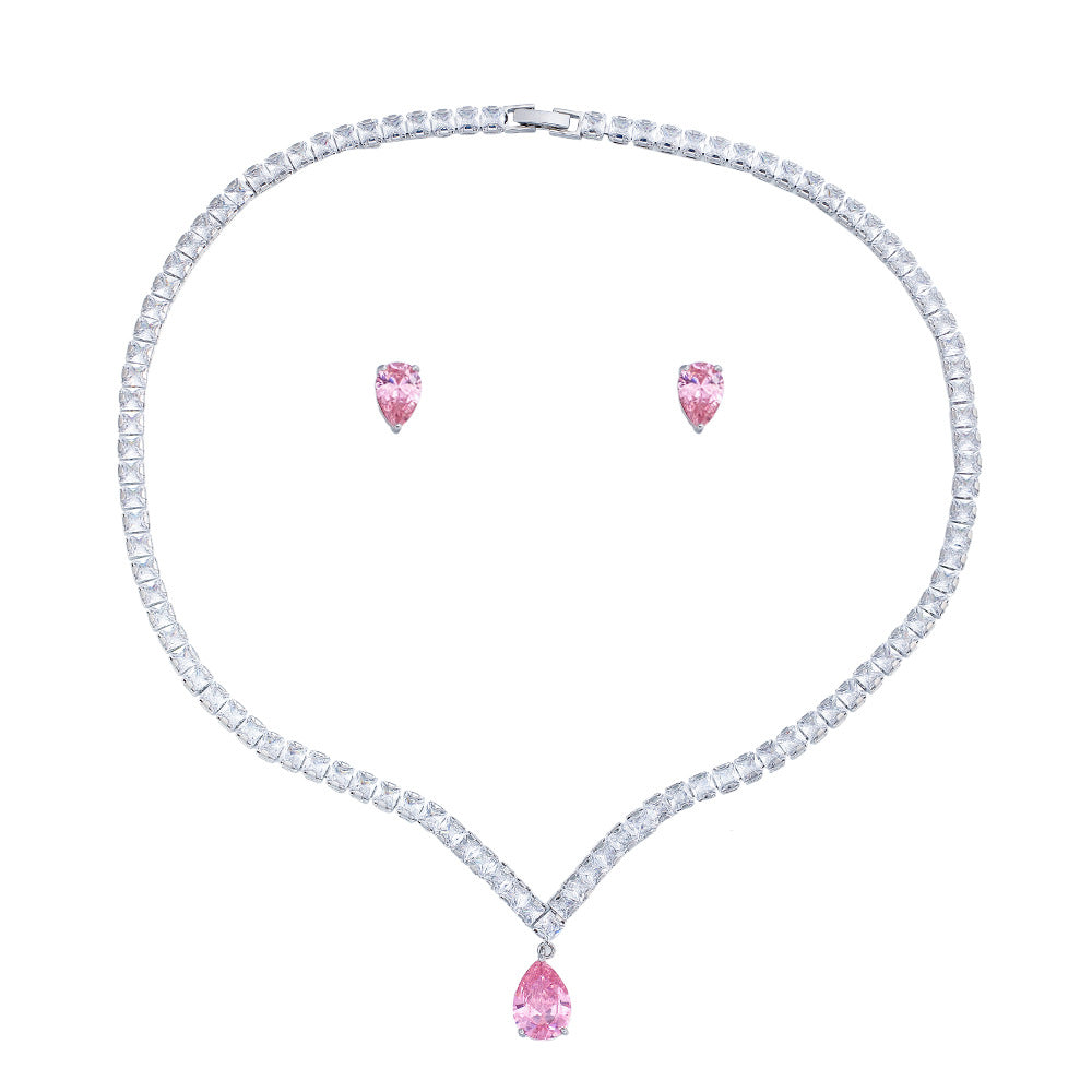 Zircon Necklace Set