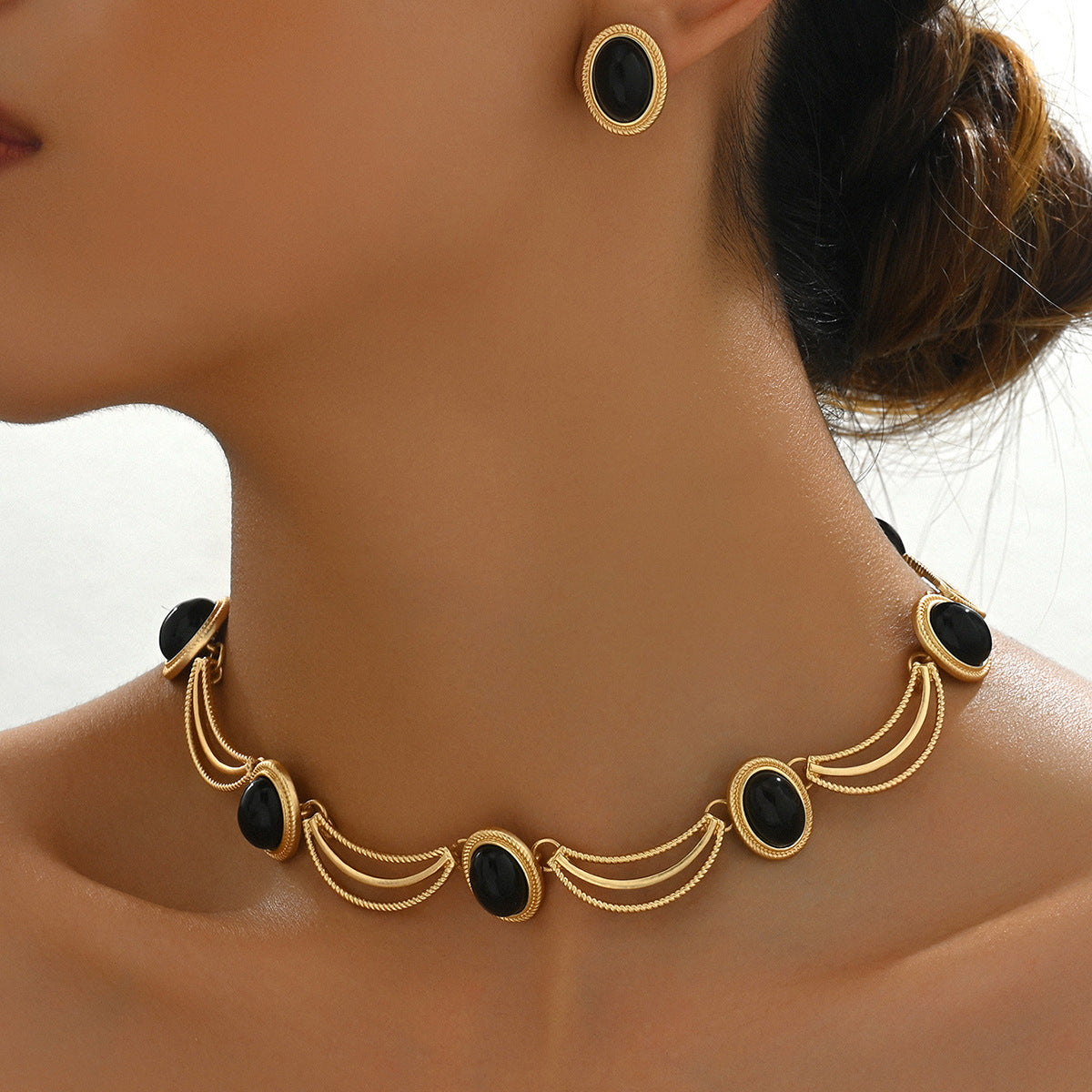 Earrings And Necklace Set