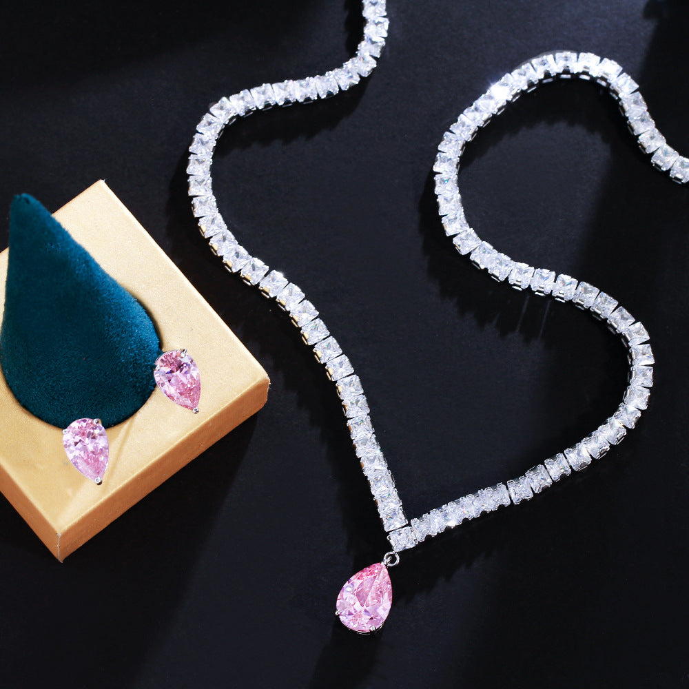 Zircon Necklace Set