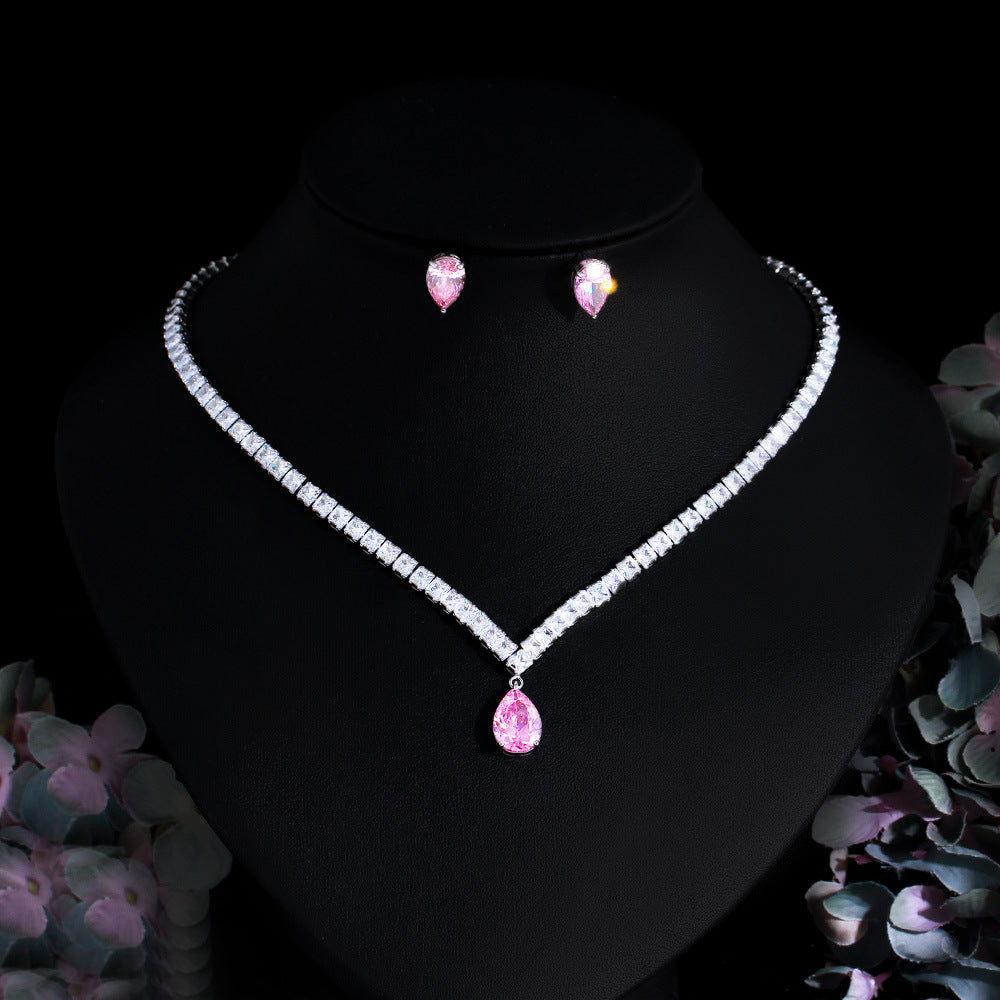 Zircon Necklace Set