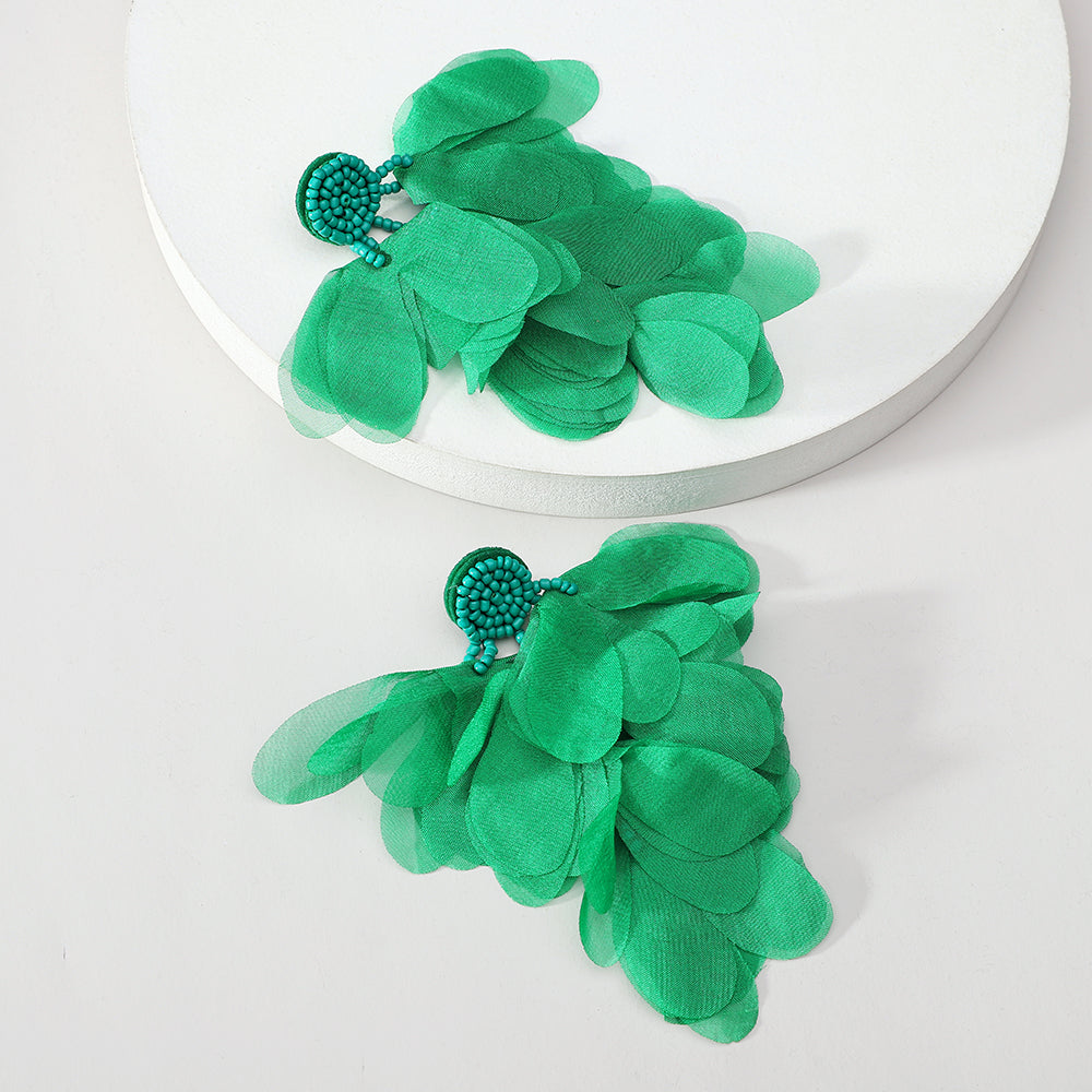 Lightweight Fluffy Flower Earrings