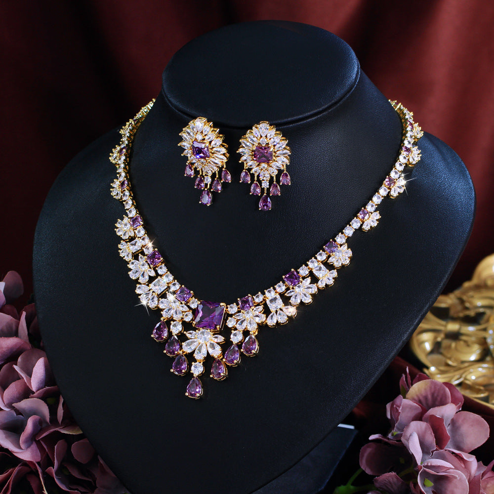 Elegant Necklace And Earring Set