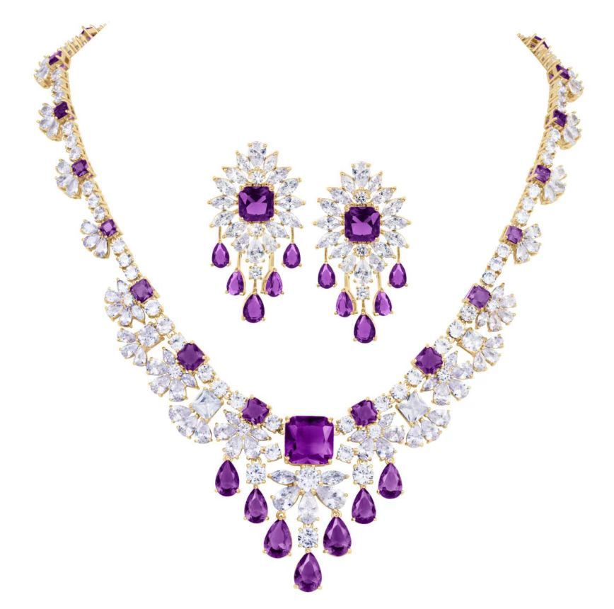 Elegant Necklace And Earring Set